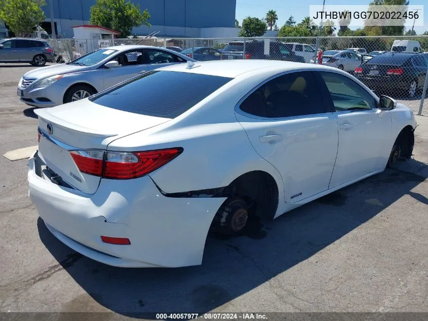 2013 Lexus Es 300H VIN: JTHBW1GG7D2022456 Lot: 40057977