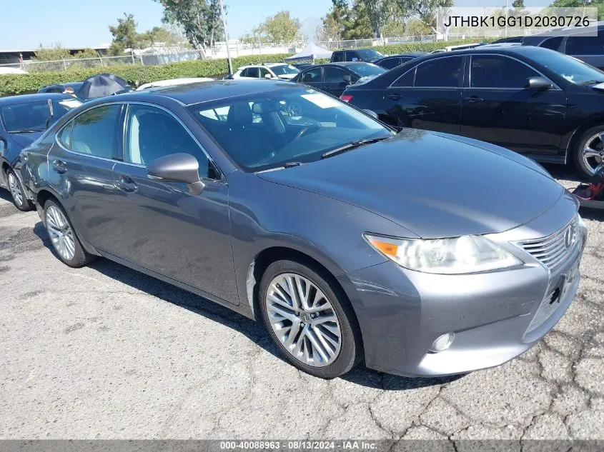 2013 Lexus Es 350 VIN: JTHBK1GG1D2030726 Lot: 40088963