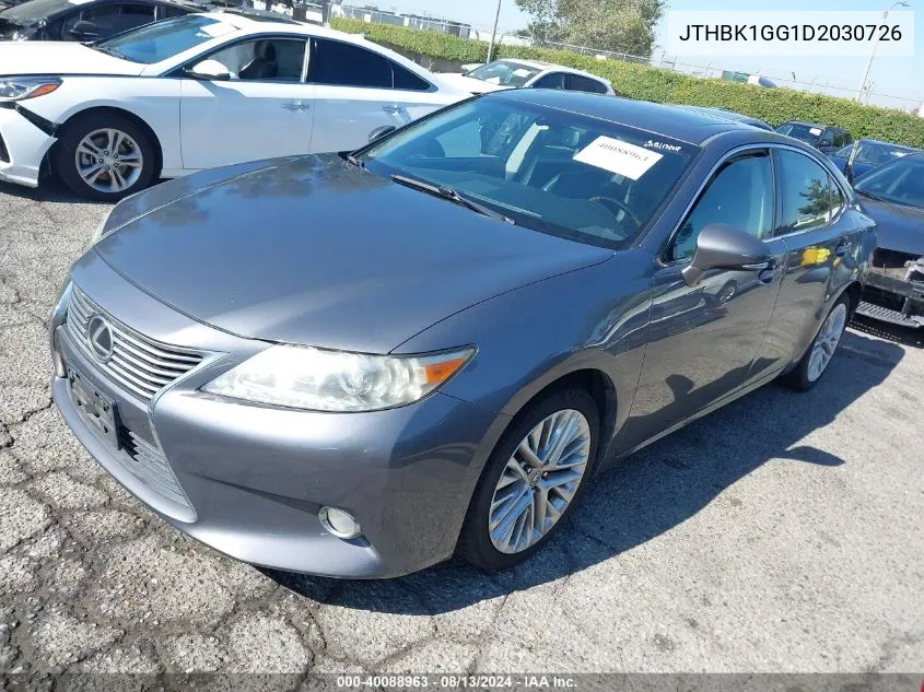 2013 Lexus Es 350 VIN: JTHBK1GG1D2030726 Lot: 40088963