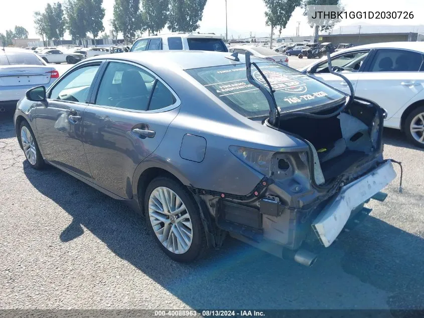 JTHBK1GG1D2030726 2013 Lexus Es 350