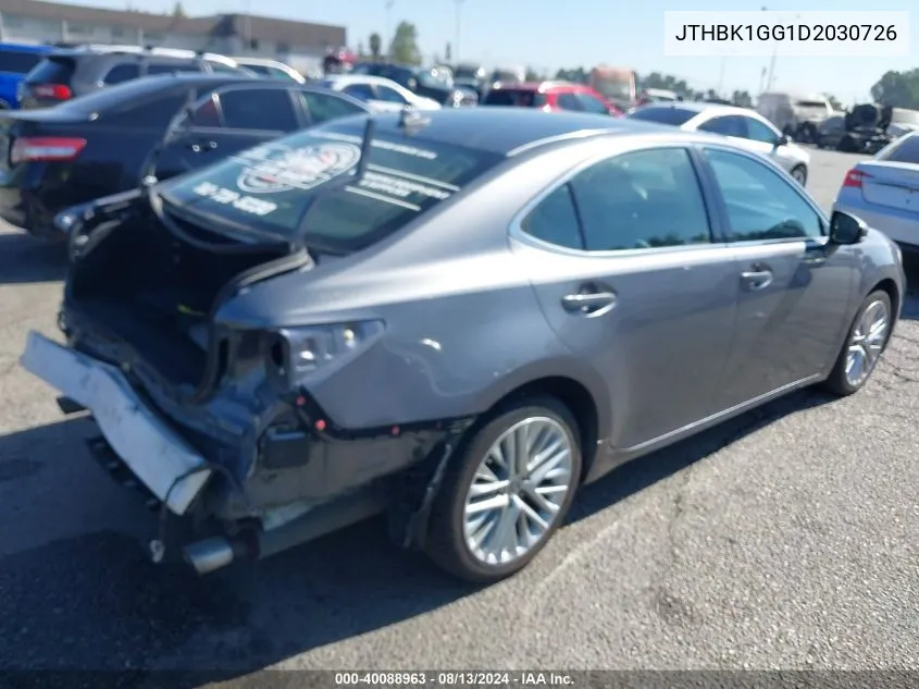 2013 Lexus Es 350 VIN: JTHBK1GG1D2030726 Lot: 40088963