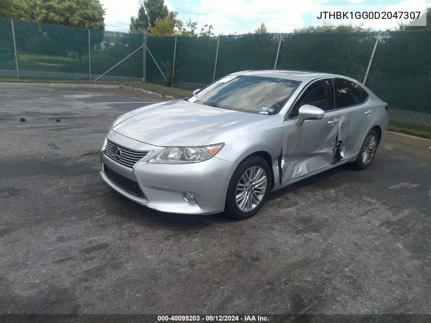 2013 Lexus Es 350 VIN: JTHBK1GG0D2047307 Lot: 40095203