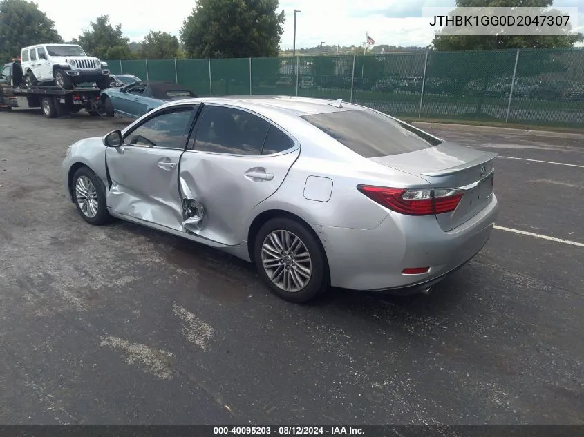 JTHBK1GG0D2047307 2013 Lexus Es 350