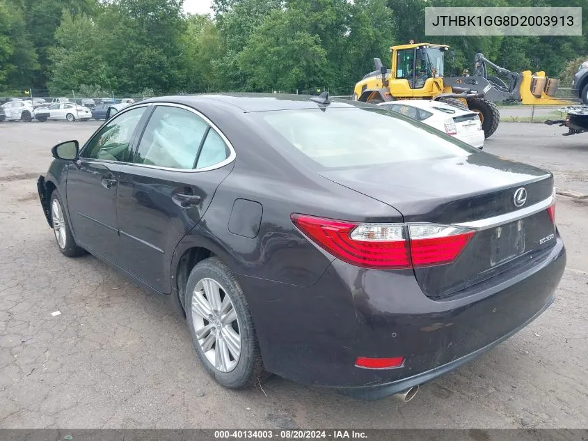 JTHBK1GG8D2003913 2013 Lexus Es 350