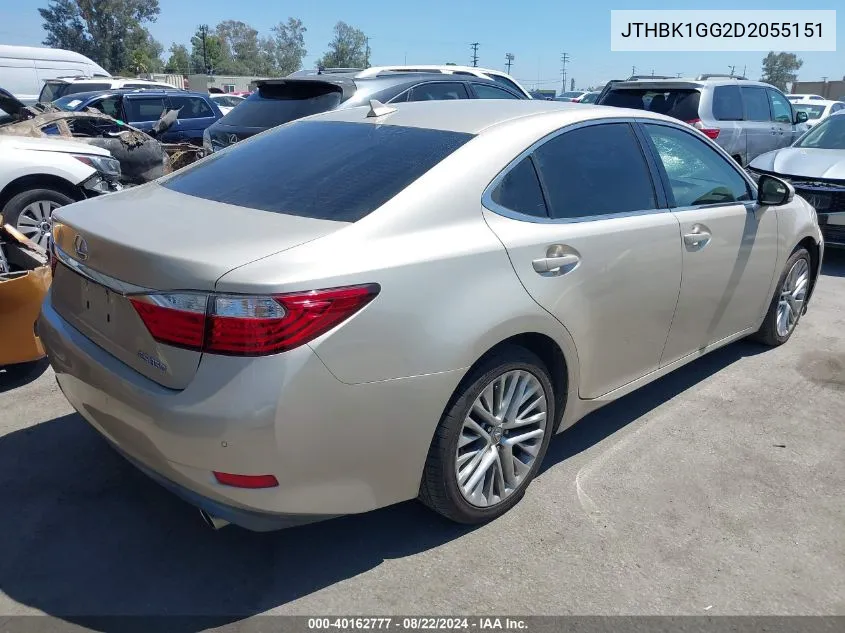 JTHBK1GG2D2055151 2013 Lexus Es 350