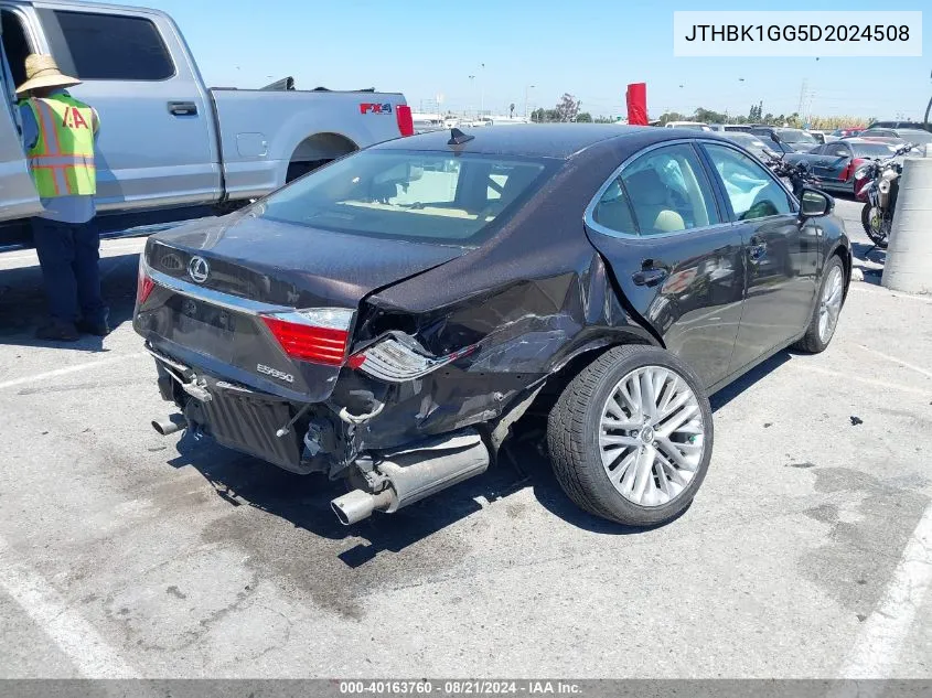 2013 Lexus Es 350 VIN: JTHBK1GG5D2024508 Lot: 40163760