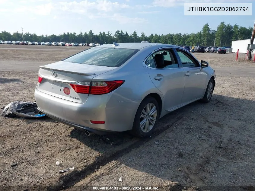 2013 Lexus Es 350 VIN: JTHBK1GG2D2062794 Lot: 40164193