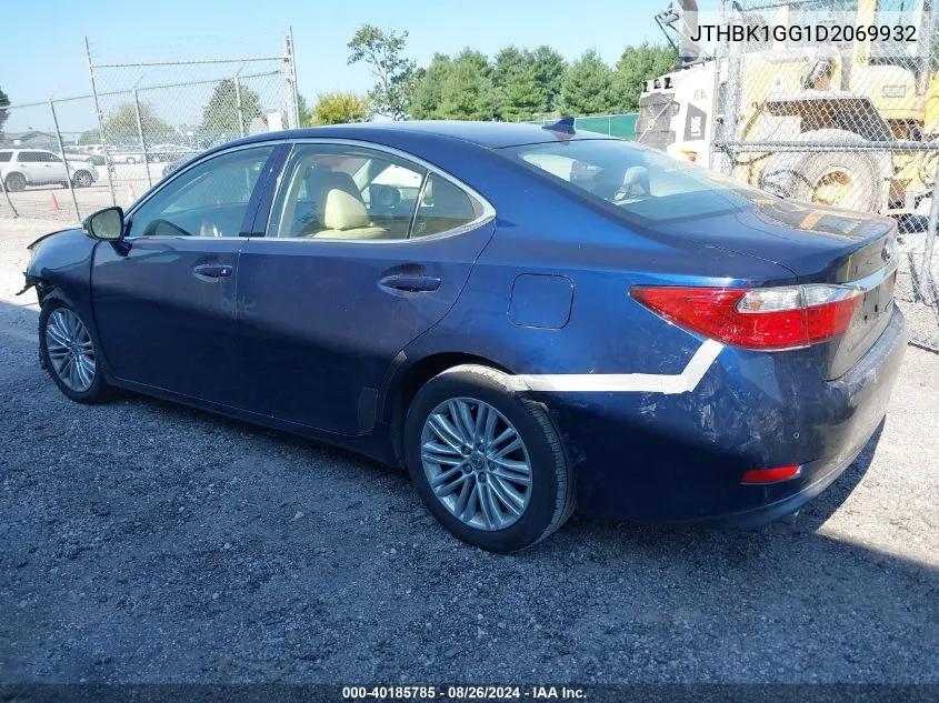 2013 Lexus Es 350 VIN: JTHBK1GG1D2069932 Lot: 40185785