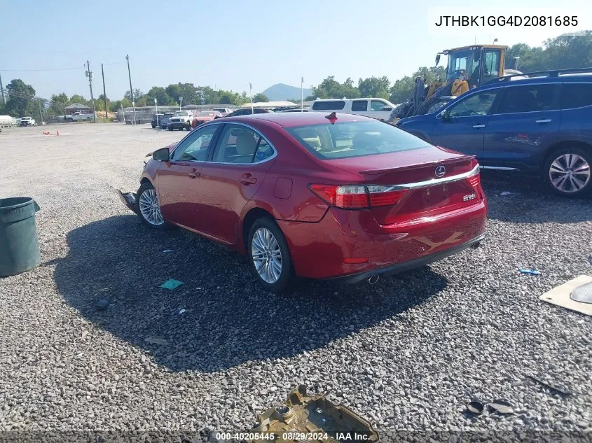 2013 Lexus Es 350 VIN: JTHBK1GG4D2081685 Lot: 40205445