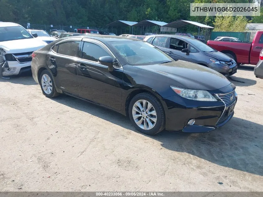 2013 Lexus Es 300H VIN: JTHBW1GG6D2026045 Lot: 40233056