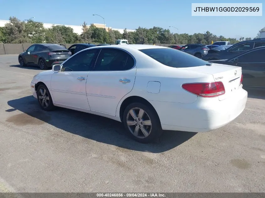 JTHBW1GG0D2029569 2013 Lexus Es 300H