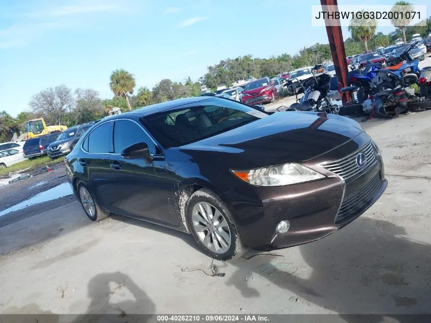 2013 Lexus Es 300H 300H VIN: JTHBW1GG3D2001071 Lot: 40262210