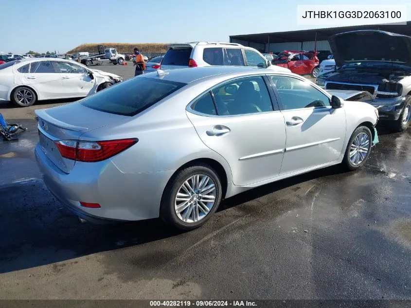 JTHBK1GG3D2063100 2013 Lexus Es 350