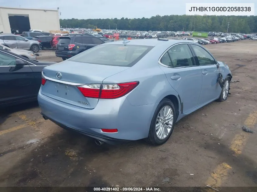 JTHBK1GG0D2058338 2013 Lexus Es 350