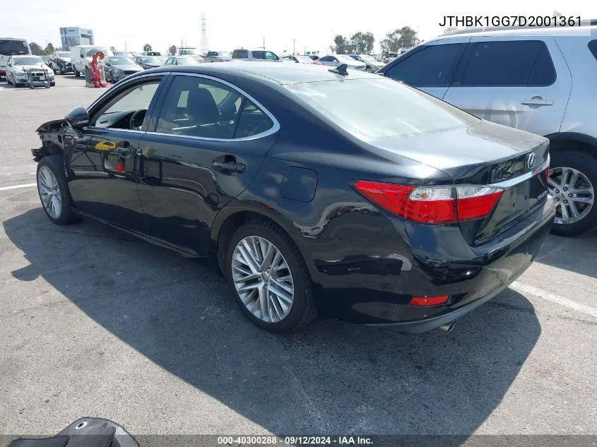 2013 Lexus Es 350 VIN: JTHBK1GG7D2001361 Lot: 40300288