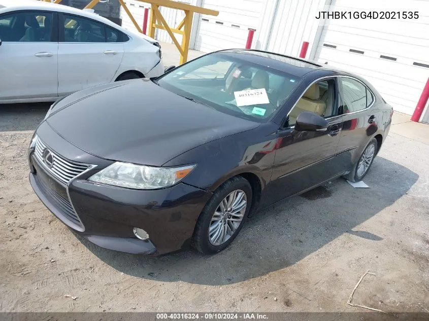 2013 Lexus Es 350 VIN: JTHBK1GG4D2021535 Lot: 40316324