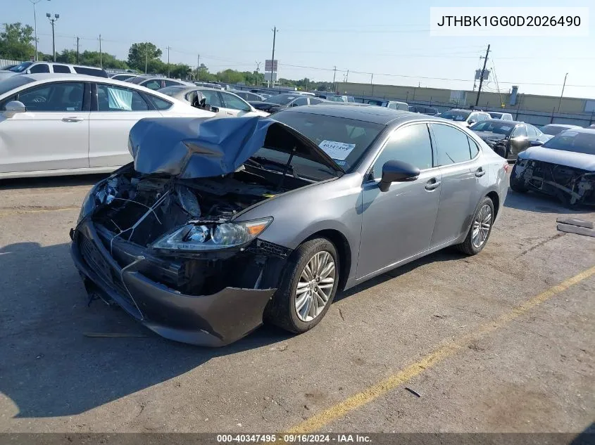 2013 Lexus Es 350 VIN: JTHBK1GG0D2026490 Lot: 40347495