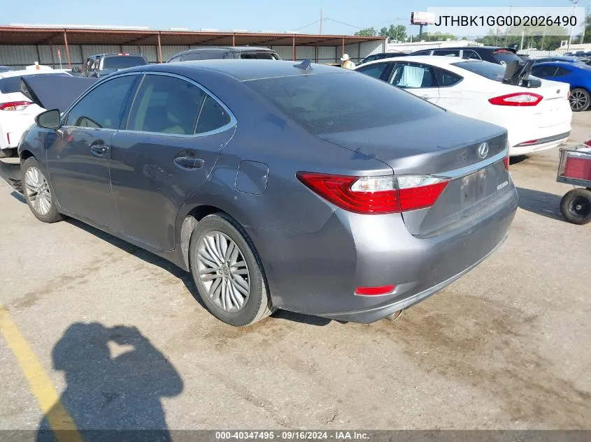 2013 Lexus Es 350 VIN: JTHBK1GG0D2026490 Lot: 40347495