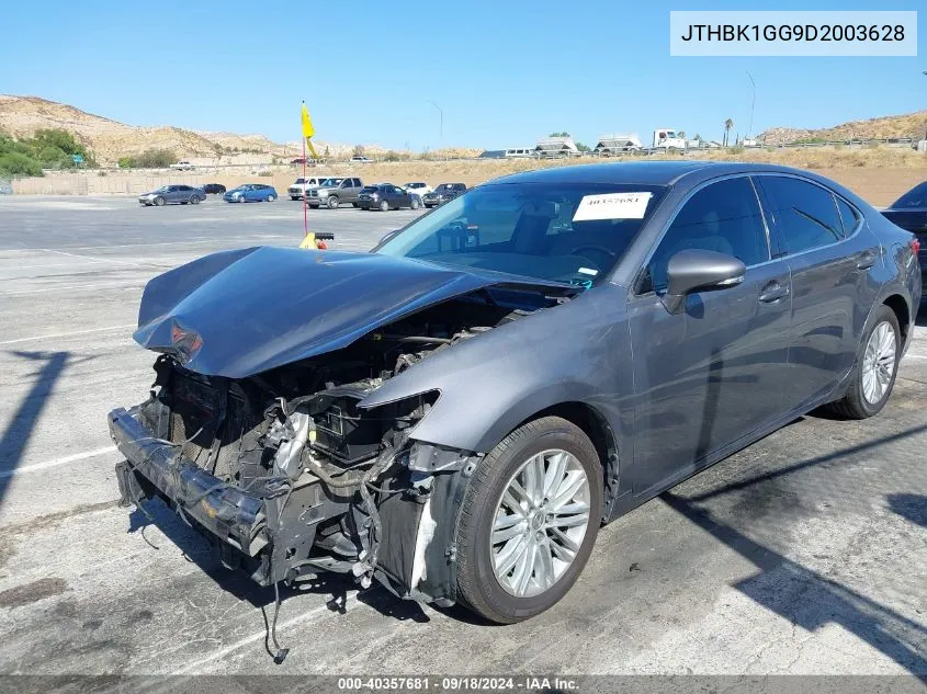 2013 Lexus Es 350 VIN: JTHBK1GG9D2003628 Lot: 40357681