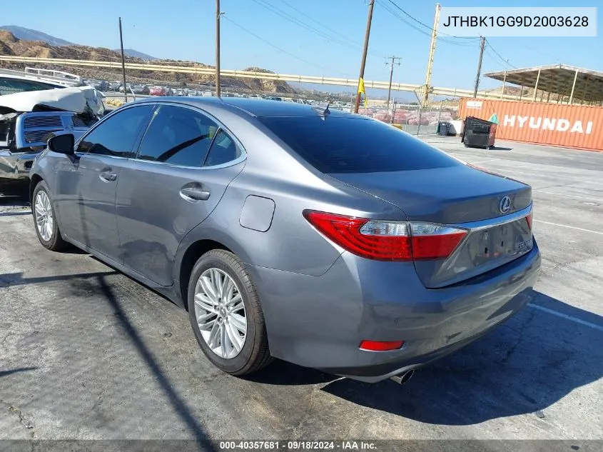 2013 Lexus Es 350 VIN: JTHBK1GG9D2003628 Lot: 40357681