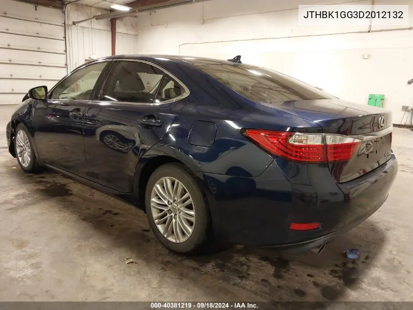 2013 Lexus Es 350 VIN: JTHBK1GG3D2012132 Lot: 40381219