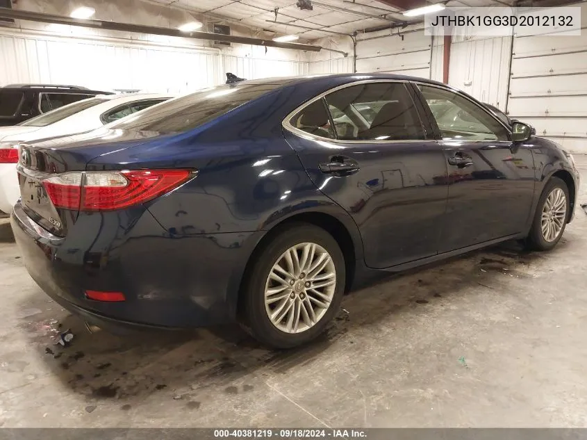 2013 Lexus Es 350 VIN: JTHBK1GG3D2012132 Lot: 40381219