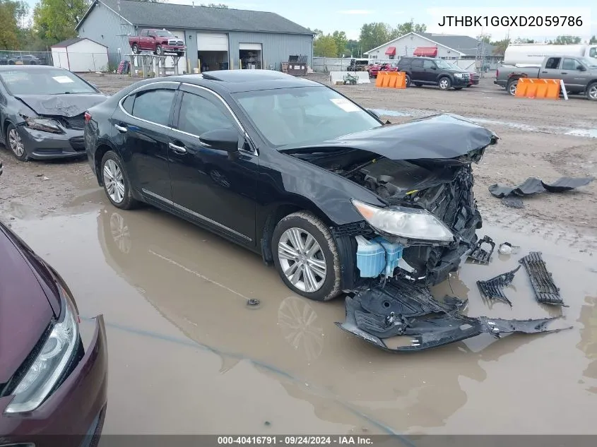 2013 Lexus Es 350 VIN: JTHBK1GGXD2059786 Lot: 40416791