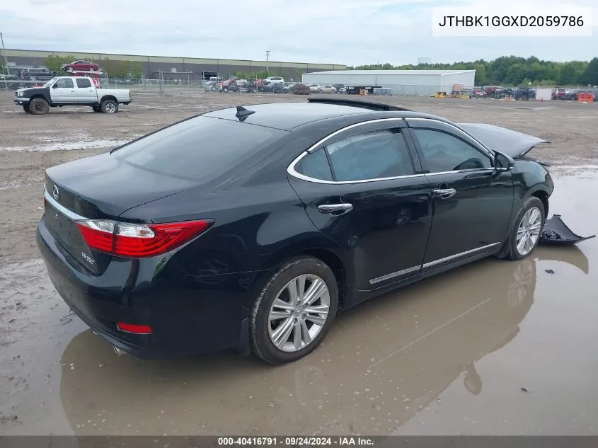 2013 Lexus Es 350 VIN: JTHBK1GGXD2059786 Lot: 40416791