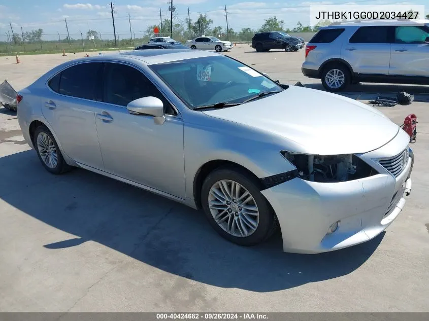 2013 Lexus Es 350 VIN: JTHBK1GG0D2034427 Lot: 40424682