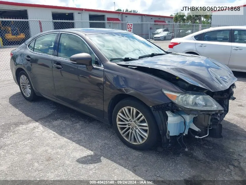 2013 Lexus Es 350 VIN: JTHBK1GG6D2071868 Lot: 40425148