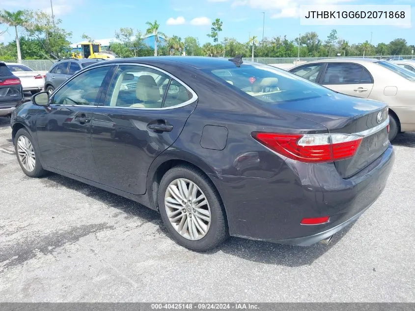 2013 Lexus Es 350 VIN: JTHBK1GG6D2071868 Lot: 40425148