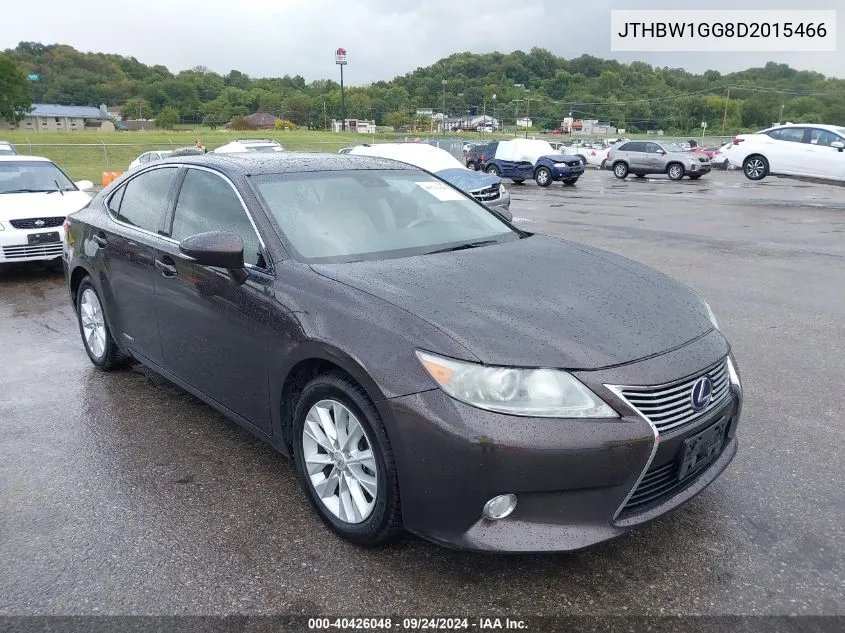 2013 Lexus Es 300H VIN: JTHBW1GG8D2015466 Lot: 40426048