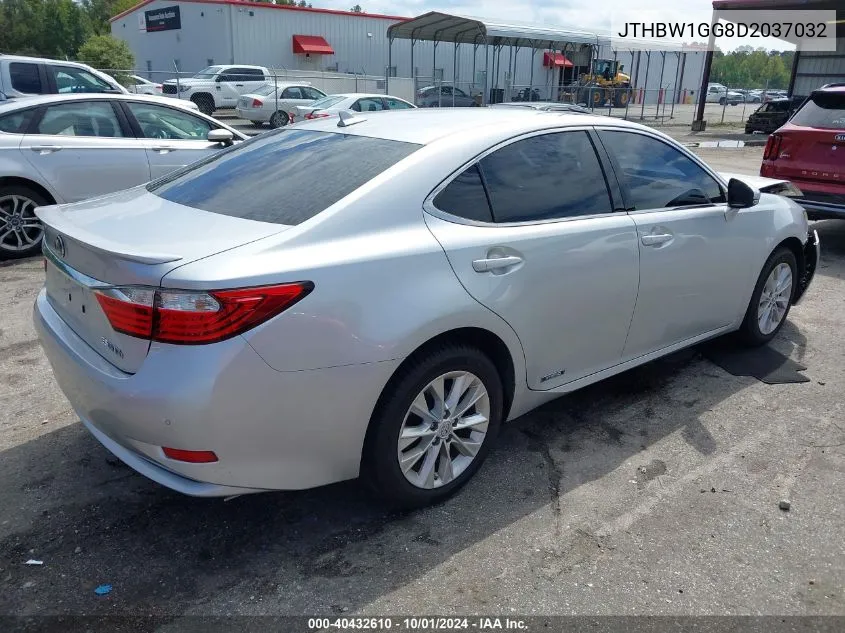 JTHBW1GG8D2037032 2013 Lexus Es 300H