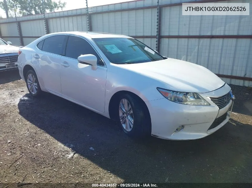 2013 Lexus Es 350 VIN: JTHBK1GGXD2062526 Lot: 40434557