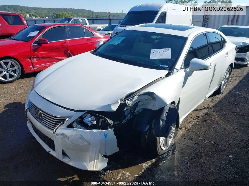 2013 Lexus Es 350 VIN: JTHBK1GGXD2062526 Lot: 40434557