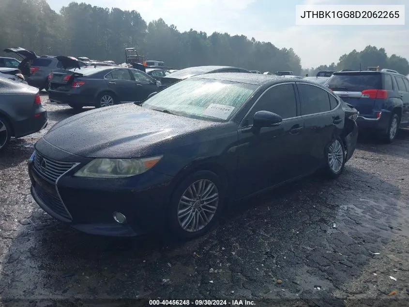 2013 Lexus Es 350 VIN: JTHBK1GG8D2062265 Lot: 40456248