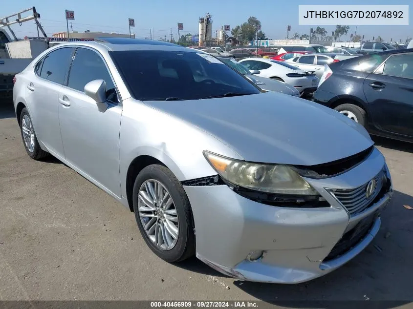 2013 Lexus Es 350 VIN: JTHBK1GG7D2074892 Lot: 40456909