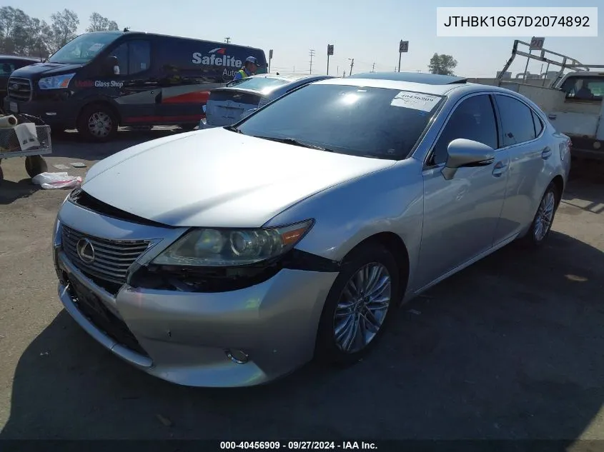 2013 Lexus Es 350 VIN: JTHBK1GG7D2074892 Lot: 40456909