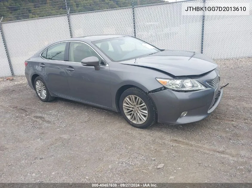 JTHBK1GG7D2013610 2013 Lexus Es 350