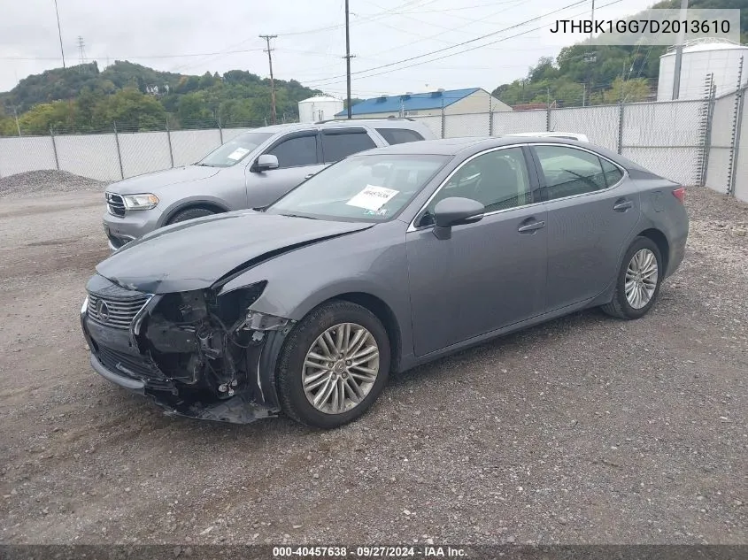 2013 Lexus Es 350 VIN: JTHBK1GG7D2013610 Lot: 40457638