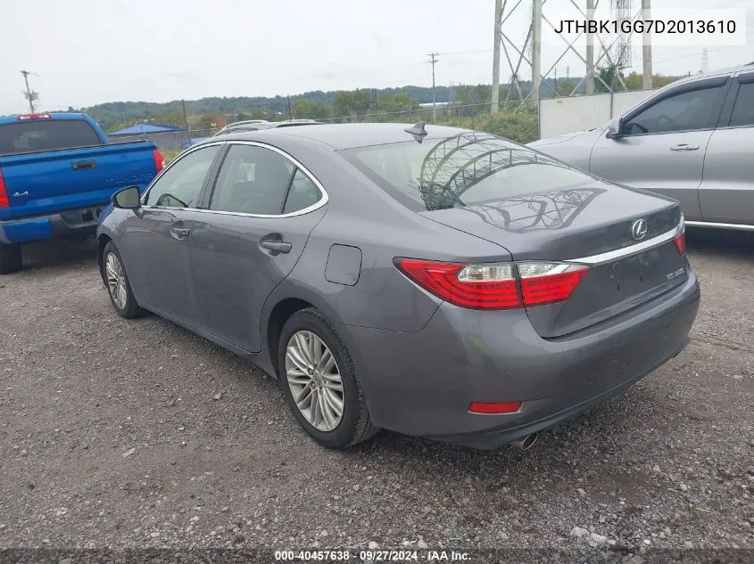 JTHBK1GG7D2013610 2013 Lexus Es 350