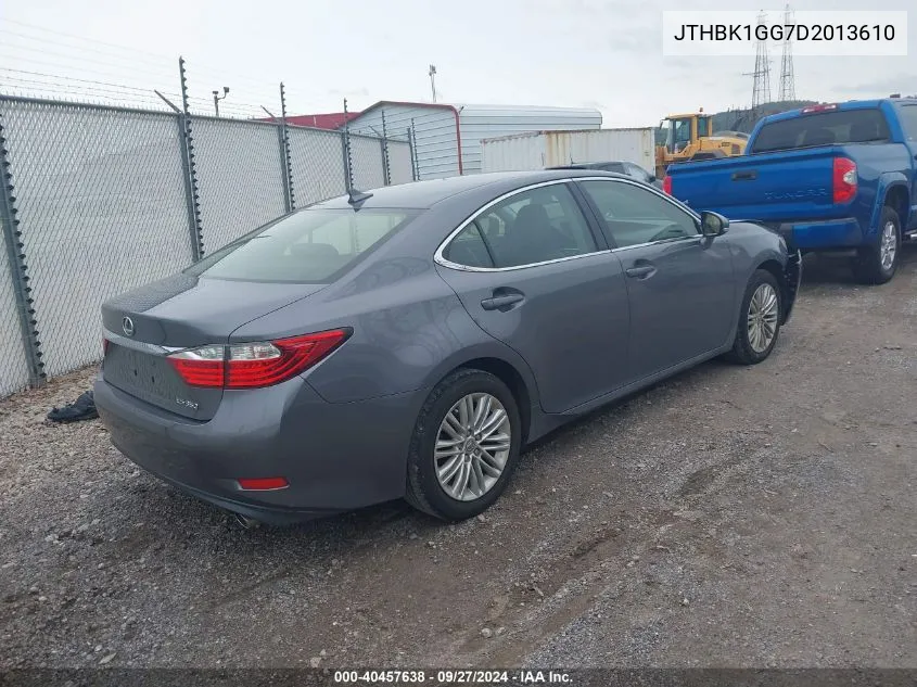 JTHBK1GG7D2013610 2013 Lexus Es 350