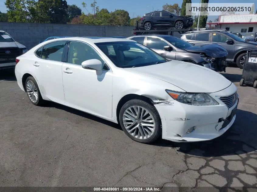 2013 Lexus Es 350 VIN: JTHBK1GG6D2062510 Lot: 40459081