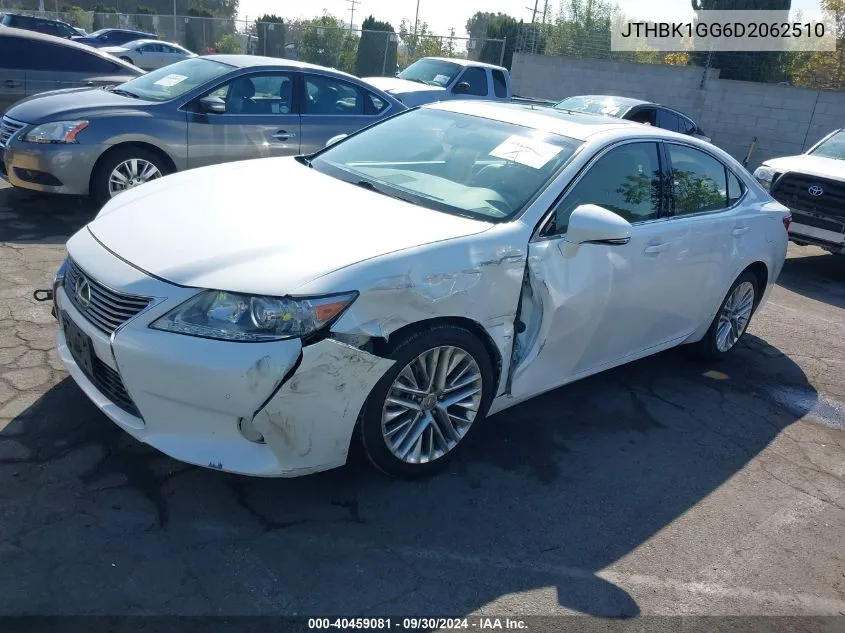 2013 Lexus Es 350 VIN: JTHBK1GG6D2062510 Lot: 40459081