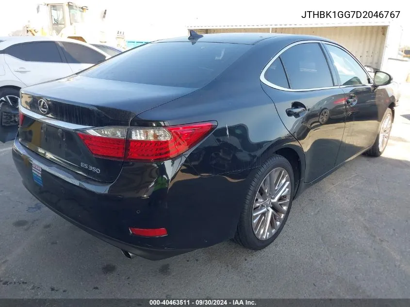 2013 Lexus Es 350 VIN: JTHBK1GG7D2046767 Lot: 40463511