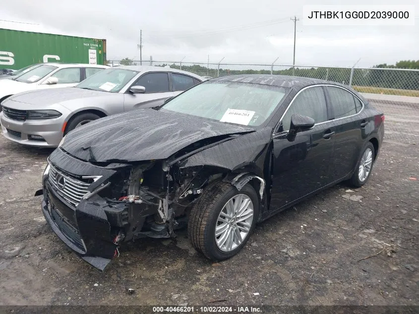 JTHBK1GG0D2039000 2013 Lexus Es 350