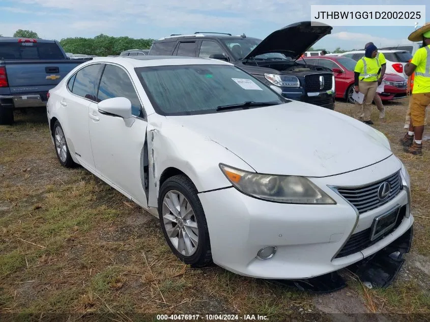 2013 Lexus Es 300H VIN: JTHBW1GG1D2002025 Lot: 40476917