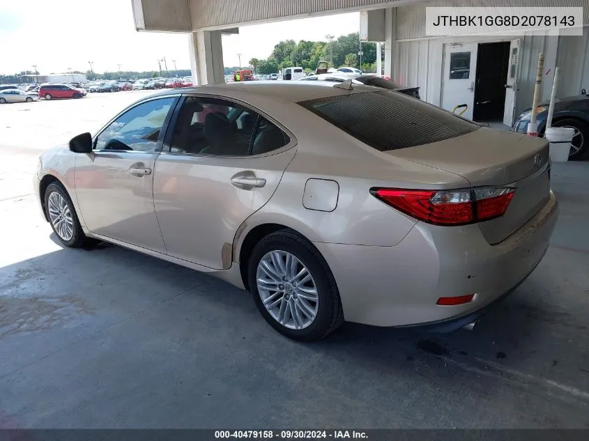 2013 Lexus Es 350 VIN: JTHBK1GG8D2078143 Lot: 40479158