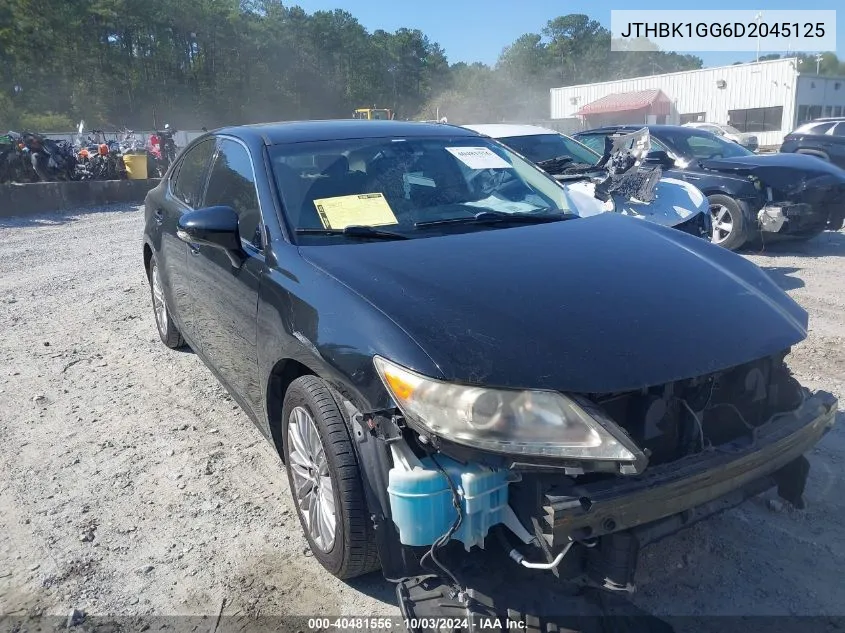 2013 Lexus Es 350 VIN: JTHBK1GG6D2045125 Lot: 40481556