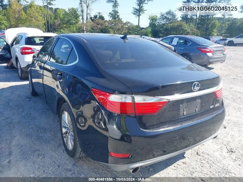 2013 Lexus Es 350 VIN: JTHBK1GG6D2045125 Lot: 40481556